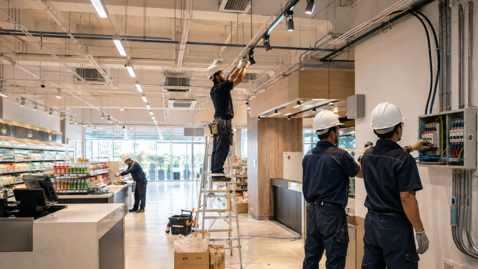 高雄鳳山店面裝修水電工程｜讓營運空間更安全穩定圖片